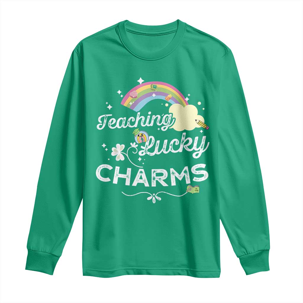 Girls St. Patricks Day Long Sleeve Shirt Little Miss Shenanigans