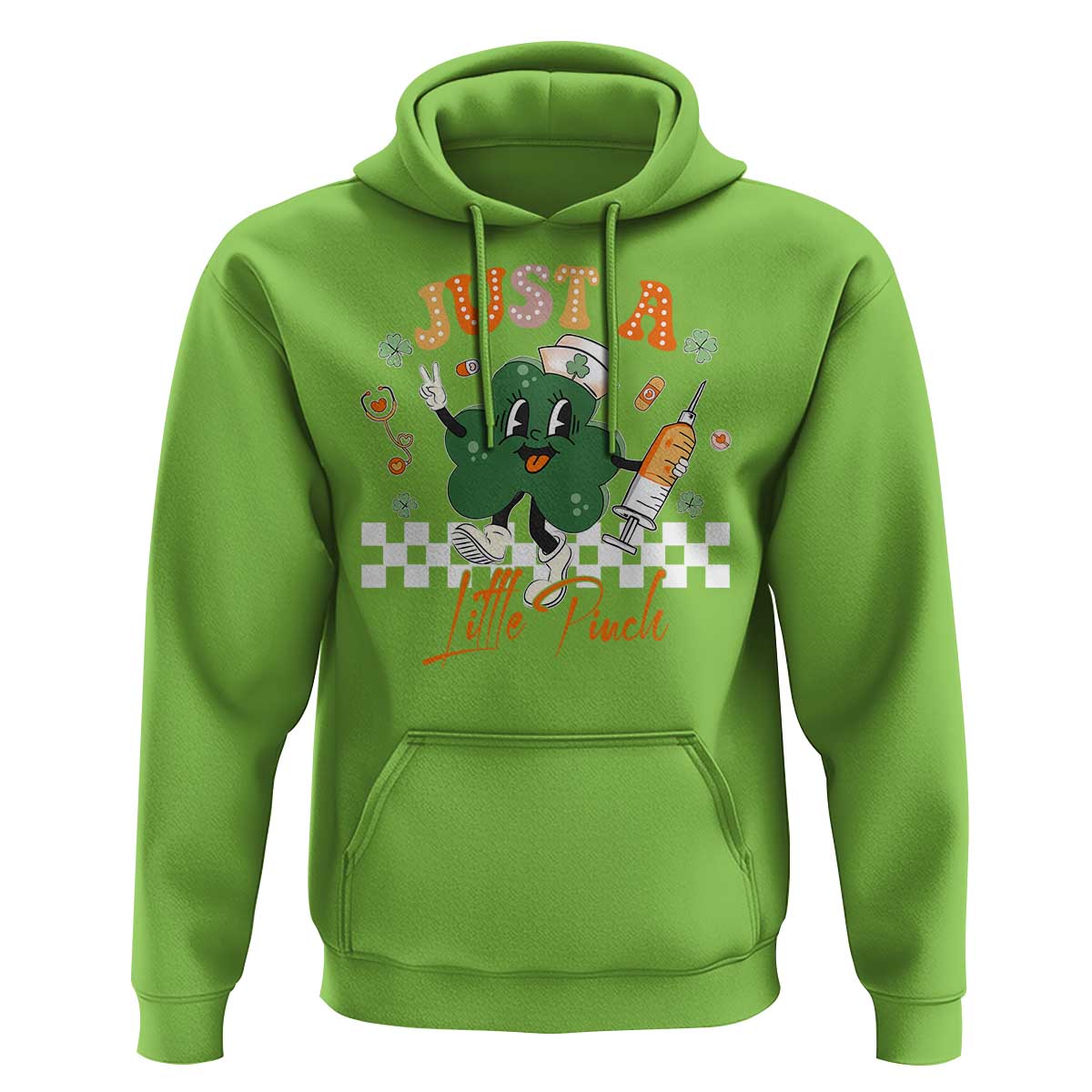 Nurse St Patrick's Hoodie Just A Little Pinch