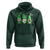 Nurse St Patricks Day Hoodie Lucky Shamrock Leopard Gnomes Irish Nurses