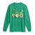 Nurse St Patricks Day Long Sleeve Shirt Lucky Shamrock Leopard Gnomes Irish Nurses