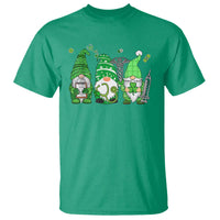 Nurse St Patricks Day T Shirt Lucky Shamrock Leopard Gnomes Irish Nurses