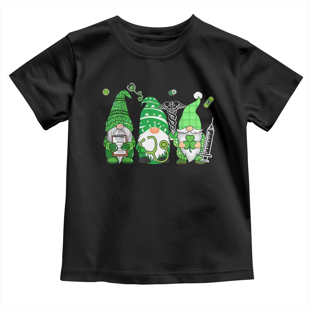 Nurse St Patricks Day Toddler T Shirt Lucky Shamrock Leopard Gnomes Irish Nurses
