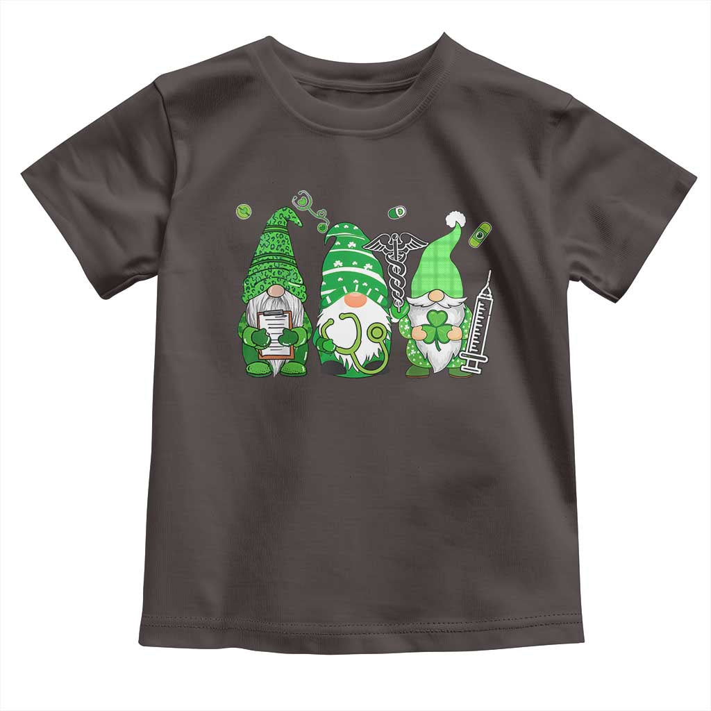 Nurse St Patricks Day Toddler T Shirt Lucky Shamrock Leopard Gnomes Irish Nurses