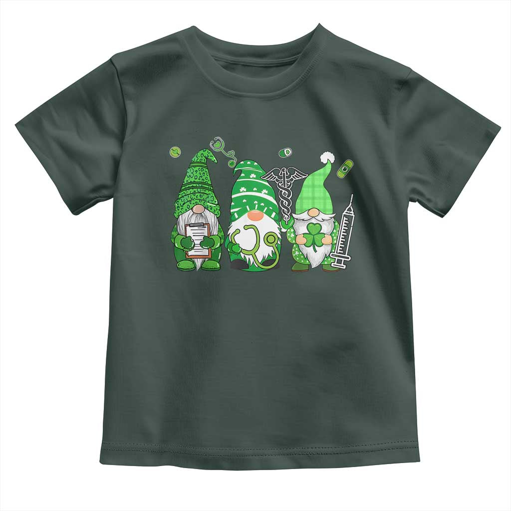 Nurse St Patricks Day Toddler T Shirt Lucky Shamrock Leopard Gnomes Irish Nurses