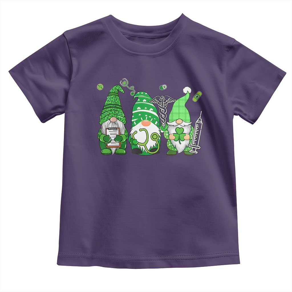 Nurse St Patricks Day Toddler T Shirt Lucky Shamrock Leopard Gnomes Irish Nurses