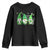 Nurse St Patricks Day Youth Sweatshirt Lucky Shamrock Leopard Gnomes Irish Nurses