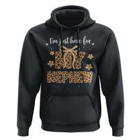 Im Just Here For My Nephew Hoodie Gift For Aunt From Nephew Leopard