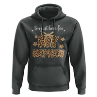 Im Just Here For My Nephew Hoodie Gift For Aunt From Nephew Leopard