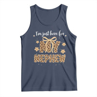 Im Just Here For My Nephew Tank Top Gift For Aunt From Nephew Leopard
