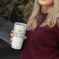 Im Just Here For My Nephew Tumbler Cup Gift For Aunt From Nephew