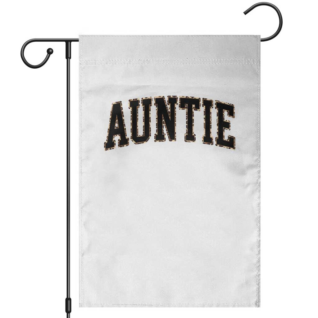 Auntie Garden Flag Retro Varsity New Aunt Letter Print