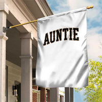Auntie Garden Flag Retro Varsity New Aunt Letter Print