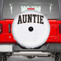 Auntie Spare Tire Cover Retro Varsity New Aunt Letter Print