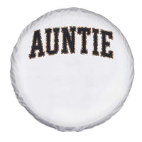 Auntie Spare Tire Cover Retro Varsity New Aunt Letter Print