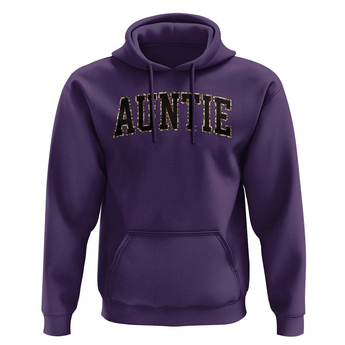 Auntie Hoodie Retro Varsity New Aunt Letter Print