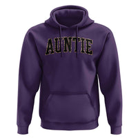 Auntie Hoodie Retro Varsity New Aunt Letter Print