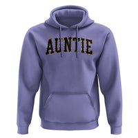 Auntie Hoodie Retro Varsity New Aunt Letter Print