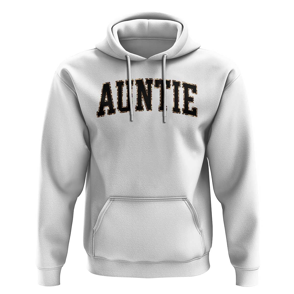Auntie Hoodie Retro Varsity New Aunt Letter Print