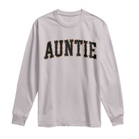 Auntie Long Sleeve Shirt Retro Varsity New Aunt Letter Print