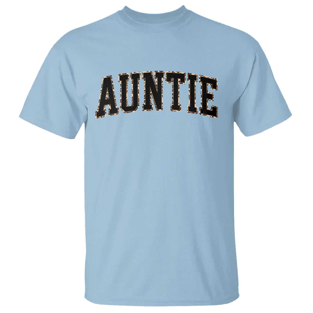 Auntie T Shirt Retro Varsity New Aunt Letter Print