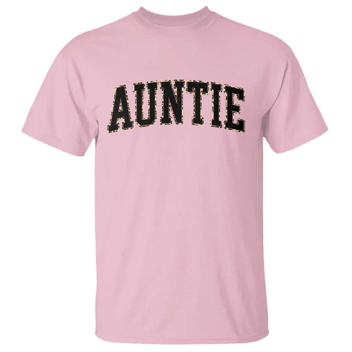 Auntie T Shirt Retro Varsity New Aunt Letter Print