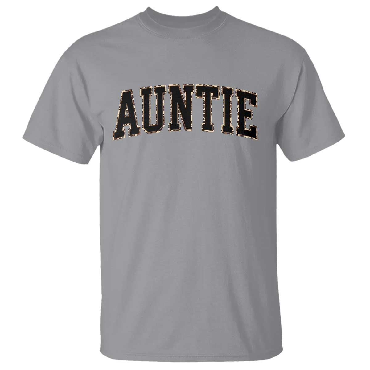 Auntie T Shirt Retro Varsity New Aunt Letter Print