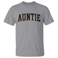 Auntie T Shirt Retro Varsity New Aunt Letter Print
