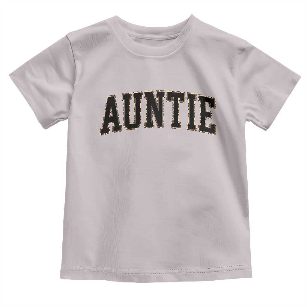 Auntie Toddler T Shirt Retro Varsity New Aunt Letter Print