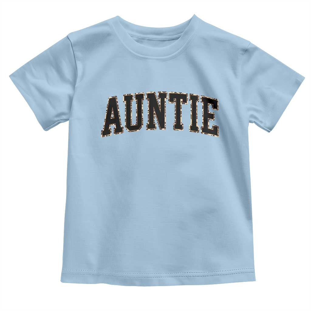 Auntie Toddler T Shirt Retro Varsity New Aunt Letter Print