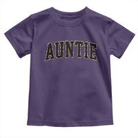 Auntie Toddler T Shirt Retro Varsity New Aunt Letter Print