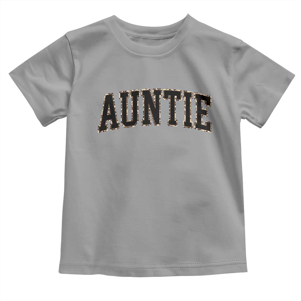 Auntie Toddler T Shirt Retro Varsity New Aunt Letter Print