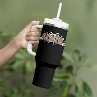 Leopard Auntie Tumbler With Handle Coquette Bow Cute Gift For Aunt