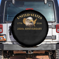USA 250th Anniversary Spare Tire Cover American Map Patriotic 1776-2026 America 250