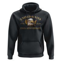 USA 250th Anniversary Hoodie American Map Patriotic 1776-2026 America 250