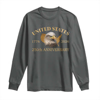 USA 250th Anniversary Long Sleeve Shirt American Map Patriotic 1776-2026 America 250