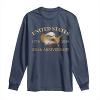USA 250th Anniversary Long Sleeve Shirt American Map Patriotic 1776-2026 America 250