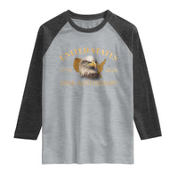 USA 250th Anniversary Raglan Shirt American Map Patriotic 1776-2026 America 250