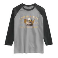 USA 250th Anniversary Raglan Shirt American Map Patriotic 1776-2026 America 250