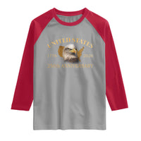USA 250th Anniversary Raglan Shirt American Map Patriotic 1776-2026 America 250