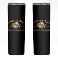 USA 250th Anniversary Skinny Tumbler American Map Patriotic 1776-2026 America 250