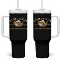 USA 250th Anniversary Tumbler With Handle American Map Patriotic 1776-2026 America 250