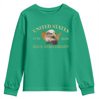 USA 250th Anniversary Youth Sweatshirt American Map Patriotic 1776-2026 America 250