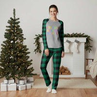 Im Just Here For My Niece Plaid Pajama Set Gift For Aunt From Niece