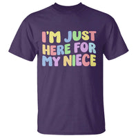 Im Just Here For My Niece T Shirt Gift For Aunt From Niece