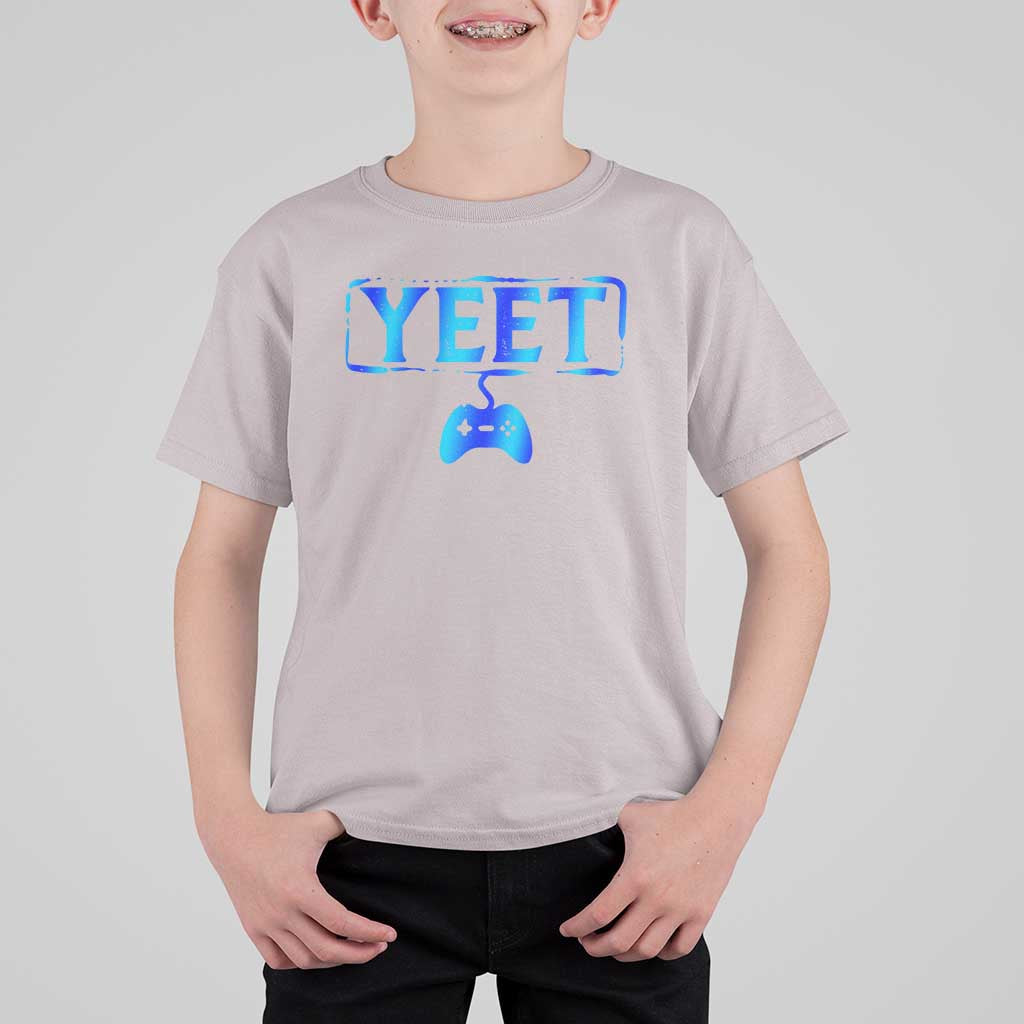 Yeet Gamer T Shirt For Kid Video Game Gaming Funny Saying Quote Slang