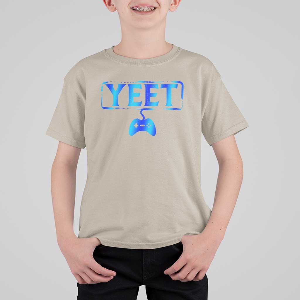 Yeet Gamer T Shirt For Kid Video Game Gaming Funny Saying Quote Slang