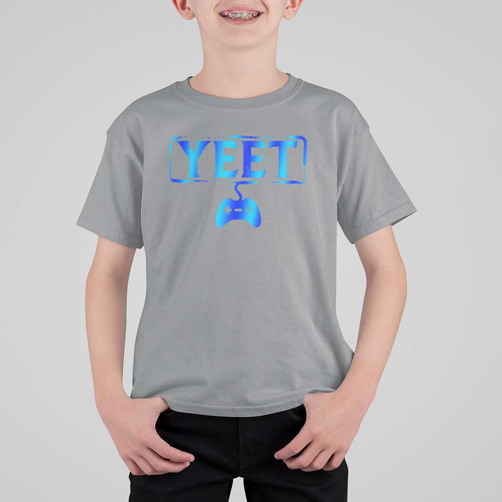 Yeet Gamer T Shirt For Kid Video Game Gaming Funny Saying Quote Slang