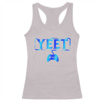 Yeet Gamer Racerback Tank Top Video Game Gaming Funny Saying Quote Slang