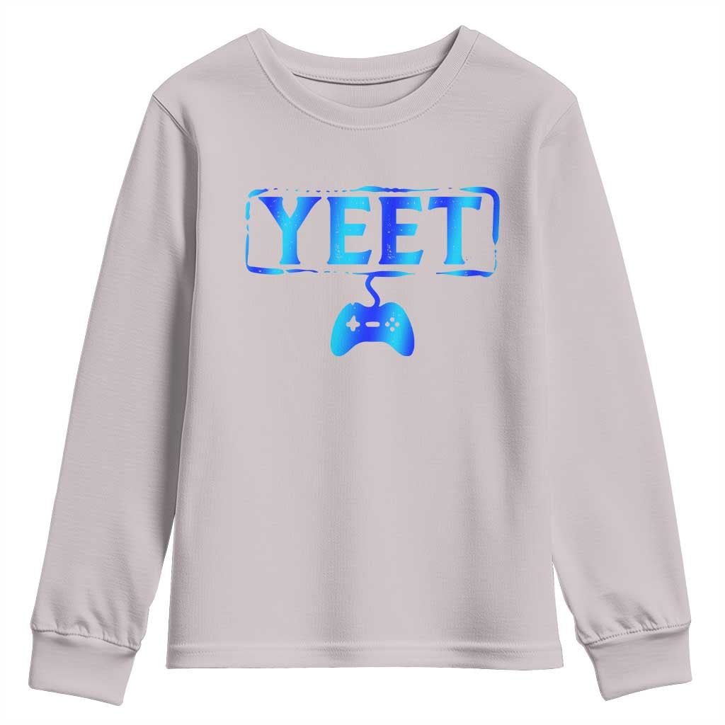 Yeet Gamer Youth Sweatshirt Video Game Gaming Funny Saying Quote Slang