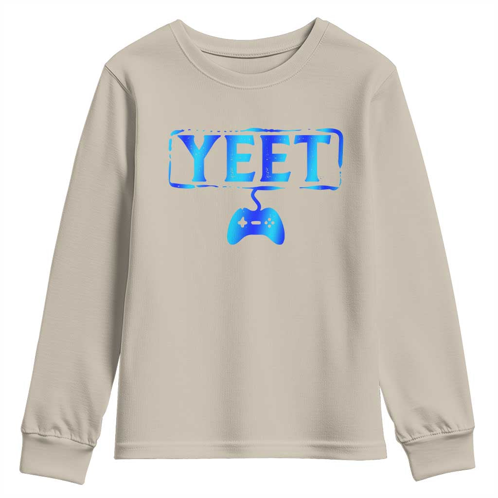 Yeet Gamer Youth Sweatshirt Video Game Gaming Funny Saying Quote Slang